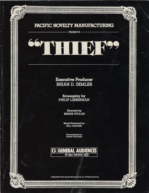 Thief Arcade Game Cover